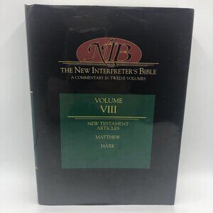 Vintage NIB The New Interpreter's Bible Volume VIII Matthew Mark New Testament